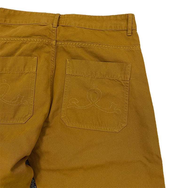 5-ficksbyxa i canvas – Brun
