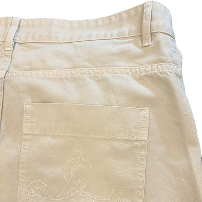 5 Pocket Canvas Pants - Off white
